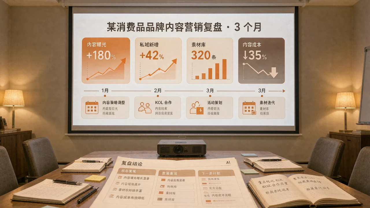 案例：某消费品品牌内容营销实践 配图