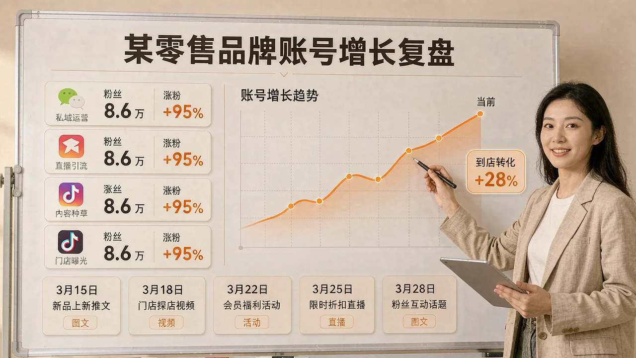 案例：某零售品牌账号增长实践 配图