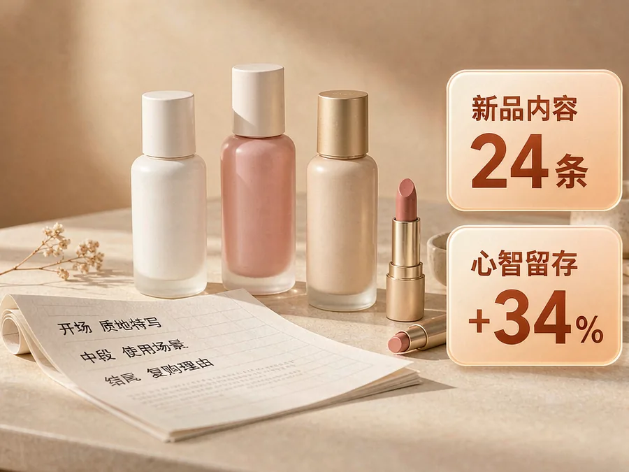 消费品行业新品上市内容种草