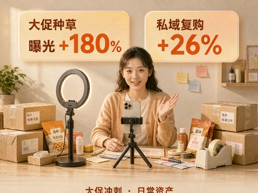 电商行业大促种草与私域复购