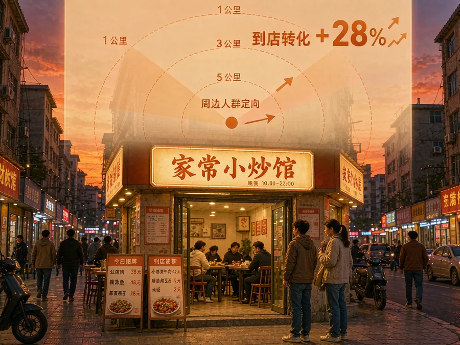 本地生活行业周边人群定向与到店转化