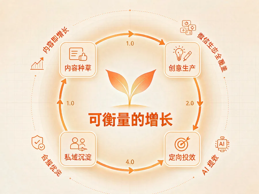 把内容做成可持续增长动作的品牌理念主视觉