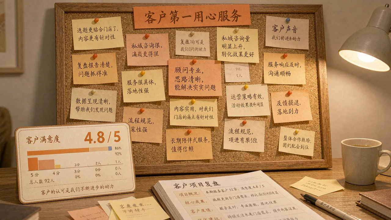 客户反馈与满意度评分场景
